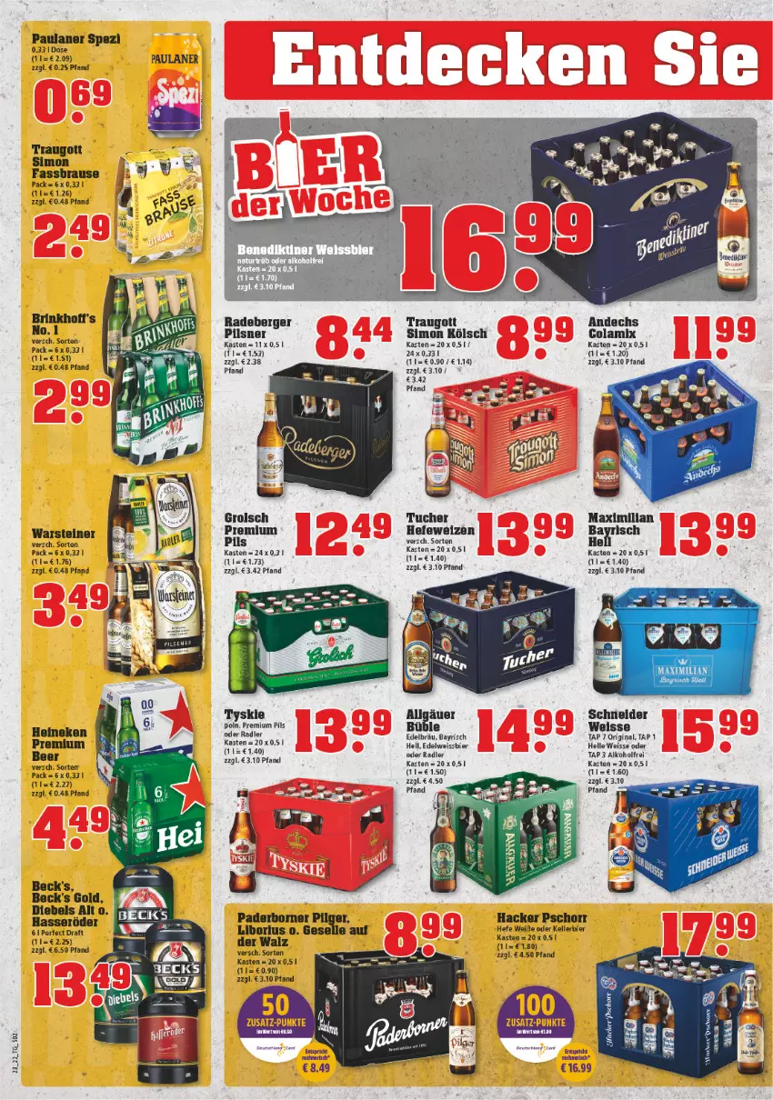 Aktueller Prospekt Trinkgut - von 06.06 bis 11.06.2022 - strona 2 - produkty: alkohol, Berger, bier, brause, cola, diebels, Edelweiss, eis, elle, fassbrause, gin, hacker pschorr, hasseröder, Hefe, hefeweizen, heineken, kellerbier, LG, oder radler, Paula, paulaner, pils, pilsner, premium pils, radeberger, radeberger pilsner, radler, sim, Spezi, steiner, tuc, Tucher, tyskie, warsteiner, weissbier