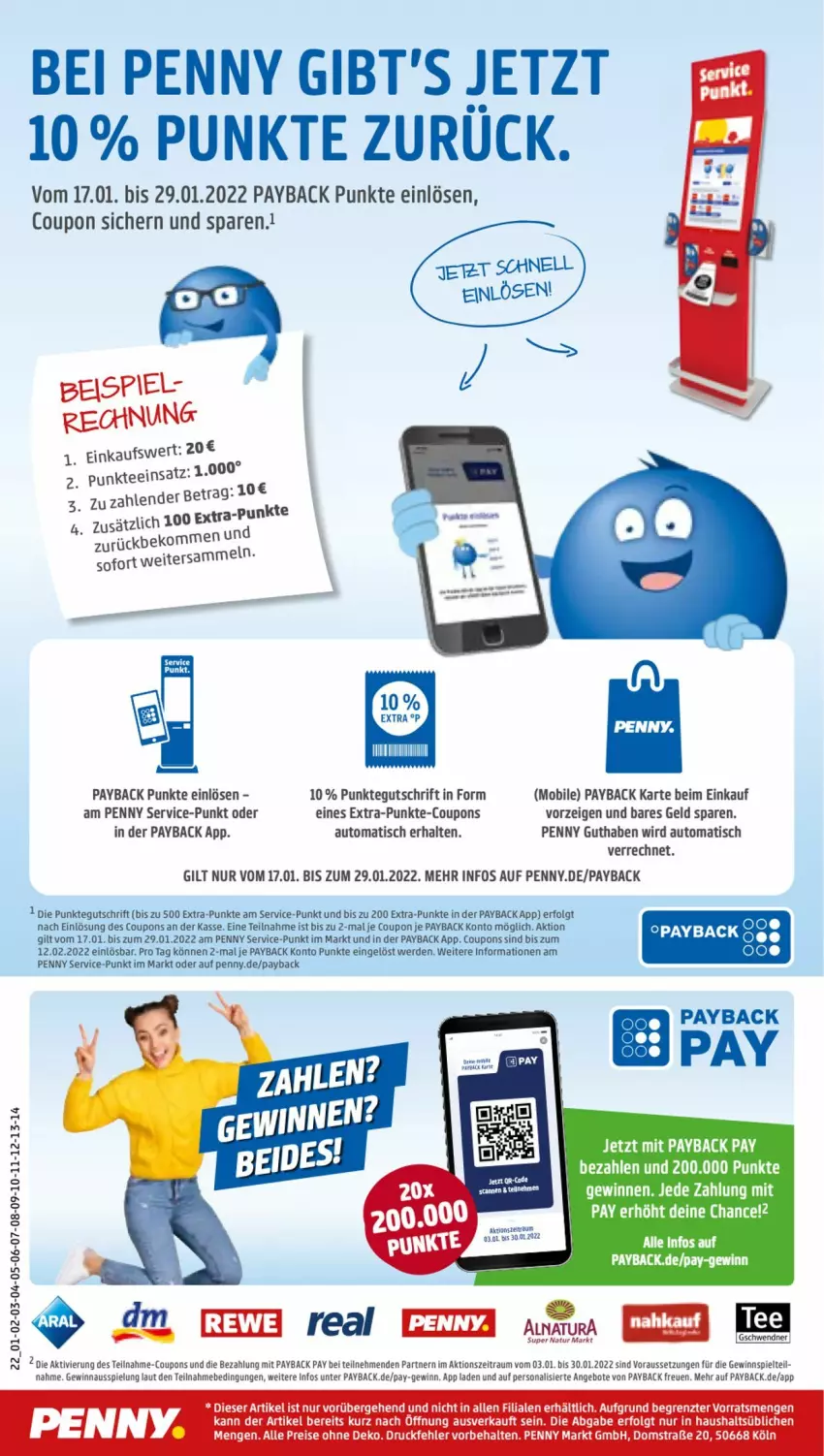 Aktueller Prospekt Penny - Prospekte - von 17.01 bis 22.01.2022 - strona 22 - produkty: angebot, angebote, auto, beko, coupon, coupons, eis, erde, gewinnspiel, LG, natur, payback, Persona, reis, tee, Ti, tisch, ZTE