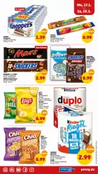 Gazetka promocyjna Penny - Prospekte - Gazetka - ważna od 22.01 do 22.01.2022 - strona 15 - produkty: beutel, bounty, bugles, caramel, duplo, ferrero, je 250-g-packung, Kinder, kinder riegel, knoppers, mam, mars, oder twix, payback, popcorn, riegel, schoko, schokoriegel, snickers, storck, twix