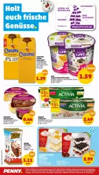 Gazetka promocyjna Penny - Prospekte - Gazetka - ważna od 22.01 do 22.01.2022 - strona 8 - produkty: Becher, cerealien, danone, deit, dessert, ehrmann, Ehrmann Grand Dessert, eis, ente, frucht, getränk, joghur, joghurt, kakao, Käse, Kinder, Kinder Maxi, kinder maxi king, LG, milch, reis, sahne, schoko, soja, Ti, Yo, ZTE, zucker