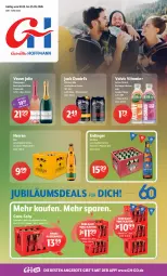 Gazetka promocyjna Getraenke Hoffmann - Prospekte - Gazetka - ważna od 23.05 do 23.05.2026 - strona 1 - produkty: angebot, angebote, bier, brut, champagne, coca-cola, cola, eis, erdinger, himbeer, jack daniel, Jack Daniel’s, Jubiläums, pfirsich, reis, Ti, vita, volvic, whiskey, zitrone