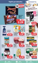 Gazetka promocyjna Combi - Prospekte - Gazetka - ważna od 19.08 do 19.08.2023 - strona 15 - produkty: beutel, bites, bohne, butter, creme, eis, erdnuss, Erdnussbutter, filterkaffee, flasche, griesson, jacobs, jacobs krönung, kaffee, konfitüre, lack, lebensmittel, LG, linsen, mac, mars, milky way, nuss, ohne palmöl, reis, schoko, Schokolinsen, snickers, Tchibo, Ti, tuc, twix, zentis, ZTE