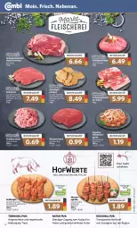 Gazetka promocyjna Combi - Prospekte - Gazetka - ważna od 19.08 do 19.08.2023 - strona 4 - produkty: Bau, braten, eis, ente, fleisch, gewürz, grill, gyros, küche, Küchen, lachs, Mett, natur, rind, rinder, rinderbraten, Schal, Schale, schinken, schinkenbraten, schnitzel, schwein, schweine, Schweinebauch, Ti, Tiere, wein, weine