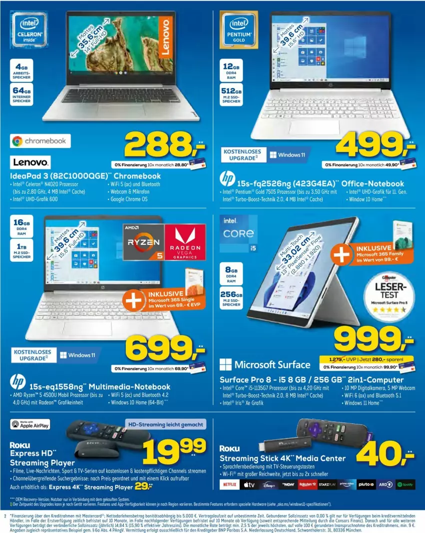 Aktueller Prospekt Euronics - Prospekte - von 13.04 bis 20.04.2022 - strona 2 - produkty: lenovo, Ti