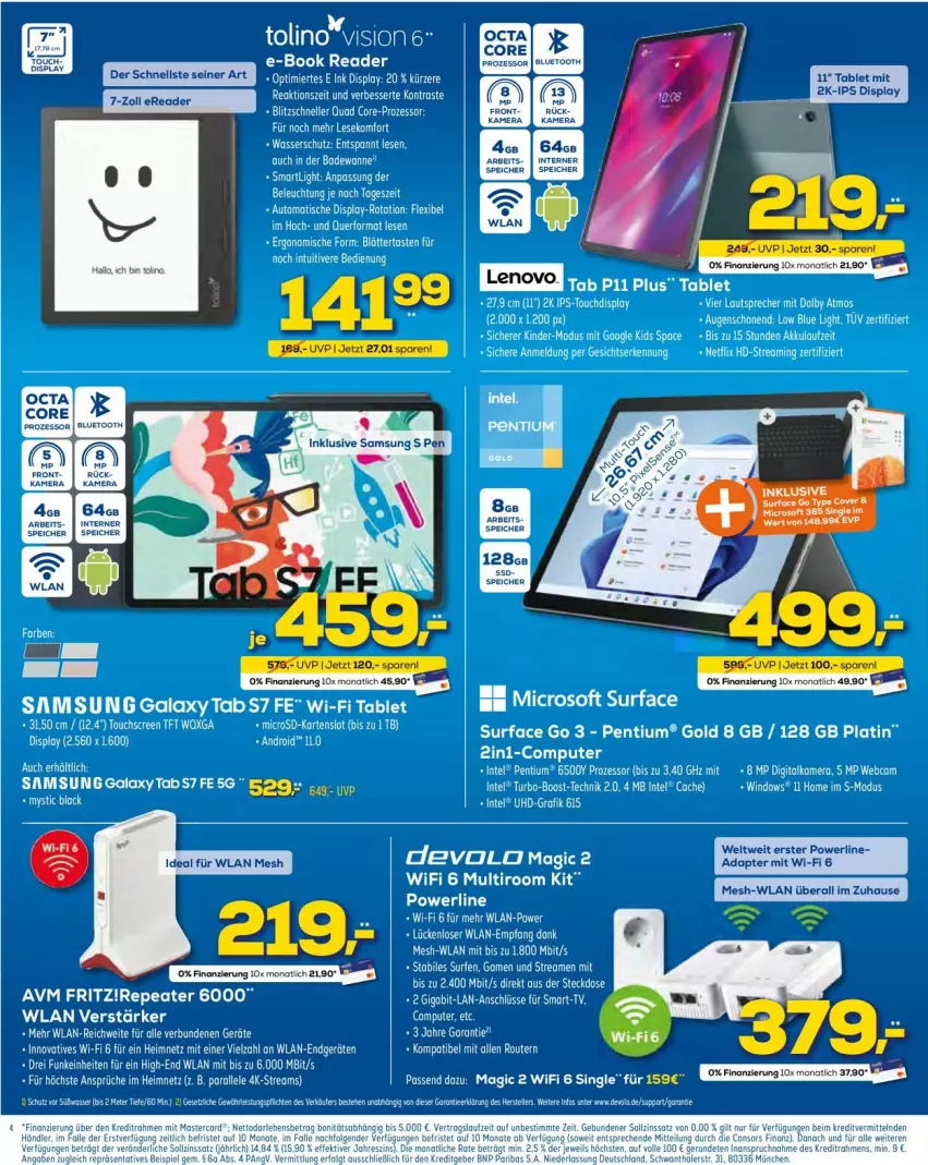 Aktueller Prospekt Euronics - Prospekte - von 13.04 bis 20.04.2022 - strona 4 - produkty: adapter, akku, computer, digitalkamera, elle, ente, fritz, Intel, kamera, Kinder, LG, netflix, Pentium, pute, Samsung, samsung galaxy, steckdose, Surf, tablet, Ti