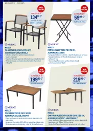 Gazetka promocyjna Metro - Online: Angebote von Merxx - Gazetka - ważna od 20.07 do 20.07.2025 - strona 3 - produkty: aluminiumgestell, eis, Holz, HP, klapptisch, latte, Mode, reis, Ria, schrauben, sessel, stapelsessel, Ti, tisch, tischplatte
