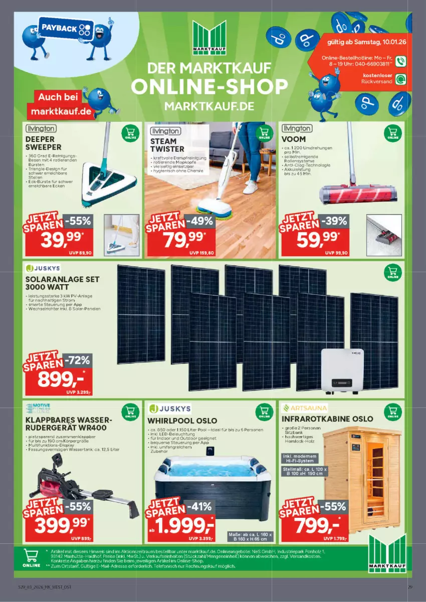 Aktueller Prospekt Marktkauf - Prospekt - von 11.01 bis 17.01.2026 - strona 29 - produkty: Bank, eis, Holz, Mode, pool, Reinigung, sitzbank, Ti, uhr