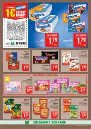 Gazetka promocyjna Marktkauf - Prospekt - Gazetka - ważna od 17.01 do 17.01.2026 - strona 20 - produkty: Bagel, brezel, chips, chipsfrisch, coupon, coupons, cracker, erde, frucht, fruchtgummi, gin, kakao, katjes, Kinder, kinder bueno, knoppers, lorenz, mars, natur, natura, nuss, riegel, ritter, ritter sport, schnitten, schoko, schokolade, snickers, sofortrabatt, Sport, Ti, Vegeta