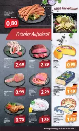 Gazetka promocyjna Markant - Prospekte - Gazetka - ważna od 01.04 do 01.04.2023 - strona 3 - produkty: cambozola, deutscher weichkäse, eis, garnelen, holländischer schnittkäse, im zarten saitling, Käse, kräuter, leine, matjes, reis, rouge, rougette, salat, schnittkäse, Speck, Ti, weichkäse, ZTE