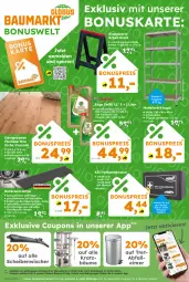 Gazetka promocyjna  - Gazetka - ważna od 07.02 do 07.02.2026 - strona 8 - produkty: Abfalleimer, angebot, Bau, coupon, coupons, Eckregal, eimer, eis, elle, felgen, globus fachmärkte, Holz, kfz-verbandkasten, kraft, Laufen, leimer, LG, Maske, ndk, regal, reifen, reis, Spezi, steckregal, Ti, Verbandkasten, wasser
