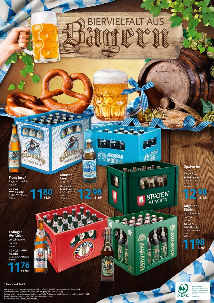 Aktueller Prospekt Selgros - Food - von 22.09 bis 28.09.2022 - strona 24 - produkty: angebot, angebote, bier, eis, elle, erdinger, flasche, LG, mw-flasche, Rauch, reis, Spaten, Ti