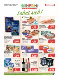 Gazetka promocyjna Feneberg - Prospekte - Gazetka - ważna od 15.01 do 15.01.2022 - strona 1 - produkty: angebot, angebote, aufstrich, Becher, brot, brotaufstrich, doppio passo, eis, filegro, filet, flasche, fleisch, fleischkäse, gaggli, geback, iglo, joghur, joghurt, joghurt mit der ecke, kaffee, Käse, kraft, Kugel, lebensmittel, milka, milka schokolade, mövenpick, mövenpick kaffee, Müller, Ofen, passo, pet-flasche, pet-flaschen, primitivo, schlemmer-filet, schnitzel, schoko, schokolade, schwein, schweine, schweineschnitzel, teigwaren, Ti, wasser, wc frisch, WC Frisch Kraft Aktiv, wein, weine