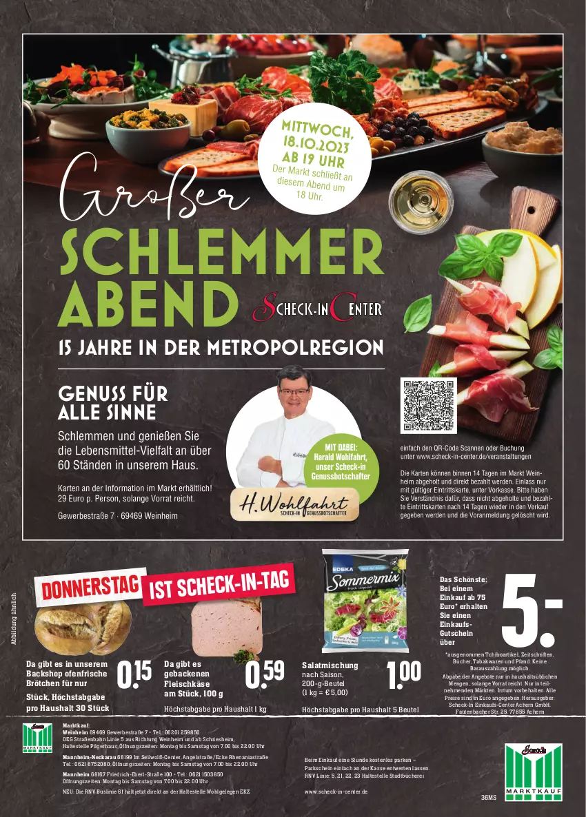 Aktueller Prospekt Edeka - Angebote der Woche - von 25.09 bis 30.09.2023 - strona 36 - produkty: angebot, angebote, Astra, beutel, brötchen, eis, elle, ente, fleisch, geback, gutschein, Käse, LG, Metro, nuss, Ofen, reis, salat, Tchibo, Ti, uhr, wein