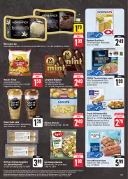 Gazetka promocyjna Edeka - Angebote der Woche - Gazetka - ważna od 30.09 do 30.09.2023 - strona 17 - produkty: angebot, backfisch, backofen, backofen fisch, baguette, Becher, bordelaise, bourbon, bourbon vanille, caffè latte, coupon, coupons, deka, eis, emmi, filet, filets, fisch, frosta, gin, gnocchi, hilcona, iglo, lachs, lachsfilet, lachsfilets, langnese, latte, magnum, mccain, mövenpick, mövenpick eis, natur, Nordsee, nuss, Ofen, rabatt-coupon, reis, remoulade, salami, schinken, schlemmerfilet, super-knüller, thunfisch, Ti, vanille, Wild, wildlachs, ZTE