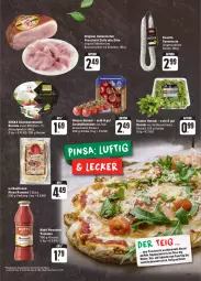 Gazetka promocyjna Edeka - Angebote der Woche - Gazetka - ważna od 30.09 do 30.09.2023 - strona 23 - produkty: auer, Becher, Burrata, cocktail, cola, deka, eis, ente, flasche, gin, Hefe, kochschinken, kräuter, kräutern, Luftgetrocknete Salami, mehl, Mutti, nuss, pizza, prosciutto, prosciutto cotto, reis, rucola, salami, Schal, Schale, schinken, Ti, tomate, tomaten, wasser, ZTE