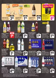 Gazetka promocyjna Edeka - Angebote der Woche - Gazetka - ważna od 30.09 do 30.09.2023 - strona 29 - produkty: adelholzener, Alwa, angebot, aqua, bio, bionade, coca-cola, cola, coupon, coupons, deka, drink, eis, elle, fanta, flasche, frucht, fruchtsaft, gerolsteine, gerolsteiner, gin, Holz, ingwer, mineralwasser, monster, natur, Nektar, nuss, oettinger, orangina, pet-flasche, rabatt-coupon, reis, rel, saft, Sport, Sprudel, steiner, super-knüller, tee, Ti, vitrex, volvic, wasser, ZTE