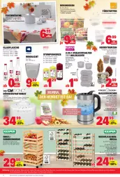 Gazetka promocyjna Edeka - Angebote der Woche - Gazetka - ważna od 30.09 do 30.09.2023 - strona 42 - produkty: auer, auto, Behälter, decke, deka, dekokissen, edelstahl, eis, elle, ente, flasche, fleisch, Gläser, glasflasche, Holz, kerze, kissen, Kocher, kräuter, Läufer, LED-Kerze, leine, LG, mitteldecke, obst, regal, Schal, Spiele, tee, Teelicht, teelichthalter, Ti, tisch, tischläufer, Tischwäsche, topper, türstopper, überhitzungsschutz, wasser, wasserkocher, wein, windlicht