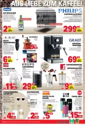 Gazetka promocyjna Edeka - Angebote der Woche - Gazetka - ważna od 30.09 do 30.09.2023 - strona 43 - produkty: Abba, ACC, armatur, armaturen, auto, bambus, batterie, Bau, Becher, bio, buch, Cap, cappuccino, chia, cin, decke, Deckel, edelstahl, eis, Elektro, elle, ente, entkalker, espresso, Espressokocher, früchte, gewürz, Gläser, glaskeramik, Holz, isolierkanne, kaffee, kaffeebecher, Kaffeemühle, kaffeevollautomat, knauf, Kocher, kochfeld, latte, lebensmittel, mac, macchiato, milch, milchaufschäumer, oder espresso, pfanne, pfannen, Rauch, Reinigung, rel, Schal, tasse, Ti, travel mug, Trockenfrüchte, wasser, wasserkocher, wassertank, zitrone, zitronen