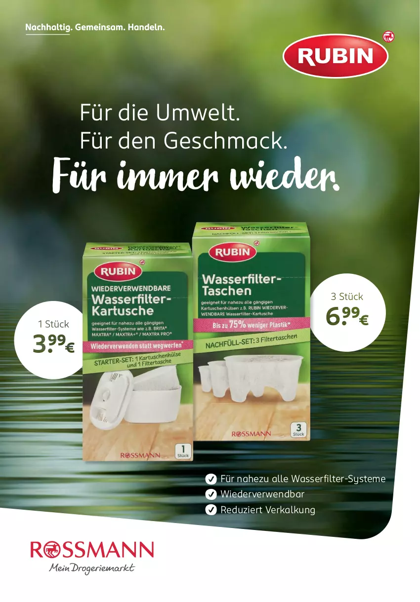 Aktueller Prospekt Rossmann - Prospekte - von 01.03 bis 31.03.2024 - strona 45 - produkty: mac, rwe, wasser, wasserfilter