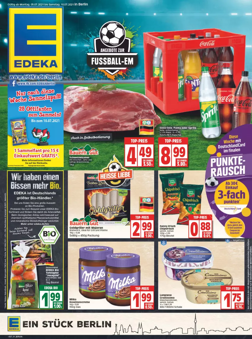 Aktueller Prospekt Edeka - Angebote der Woche - von 05.07 bis 10.07.2021 - strona 1