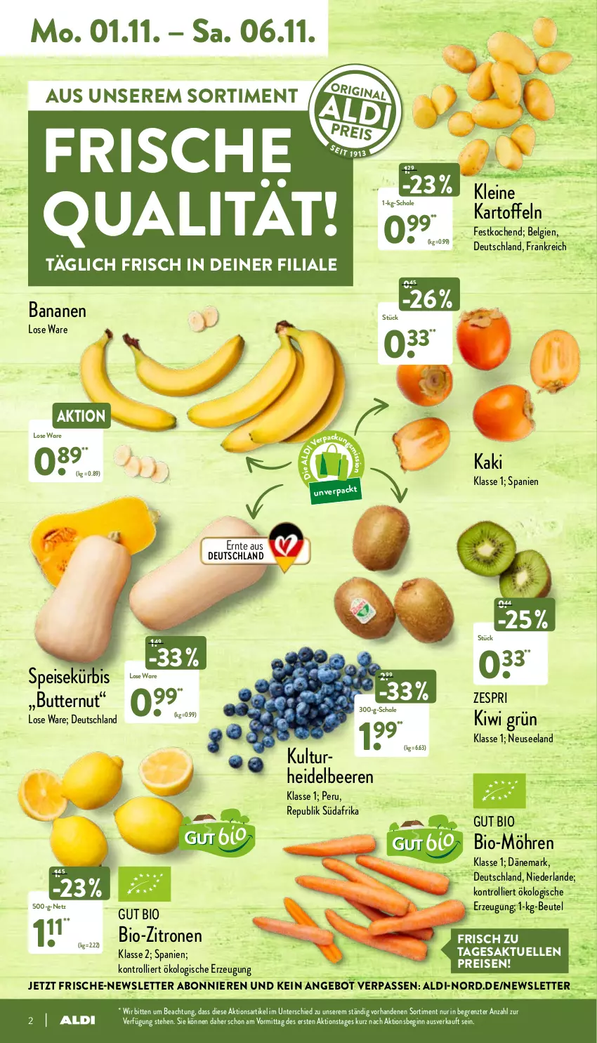 Aktueller Prospekt Aldi Nord - Aldi-Aktuell - von 01.11 bis 06.11.2021 - strona 2