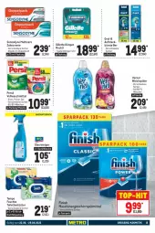 Gazetka promocyjna Metro - Food - Gazetka - ważna od 29.06 do 29.06.2022 - strona 15 - produkty: bürste, creme, Finish, flasche, geschirr, geschirrspülmittel, gillette, Glasreiniger, kosmetik, mac, mach3, oral-b, persil, reiniger, sensodyne, sprühflasche, spülmittel, Systemklingen, Tempo, Ti, toilettentücher, top-hit, tücher, vernel, vollwaschmittel, waschmittel, weichspüler, zahncreme
