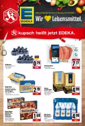 Gazetka promocyjna Kupsch - Angebote der Woche - Gazetka - ważna od 30.07 do 30.07.2022 - strona 1 - produkty: Alwa, Becher, beere, beeren, butter, dallmayr, dallmayr prodomo, deka, eis, flammkuchen, gin, heidelbeere, heidelbeeren, kaffee, kuchen, lamm, meggle, mineralwasser, Ofen, original wagner, pizza, prodomo, reis, salz, Schal, Schale, schnitzel, schwein, schweine, schweineschnitzel, Sprudel, steinofen, steinofen pizza, Streichzart, Ti, wagner, wasser, wein, weine, ZTE