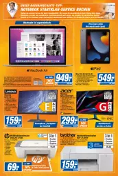 Gazetka promocyjna Expert Singen - Prospekte - Gazetka - ważna od 07.06 do 07.06.2022 - strona 11 - produkty: Apple, batterie, bett, bio, buch, drucker, eis, frontkamera, gin, HDMI, HP, ipad, ips-panel, kamera, lautsprecher, LG, mab, mac, macbook, macbook air, monitor, multifunktionsdrucker, notebook, notebooks, papier, reis, rel, rwe, Scanner, smartphone, Ti, tisch, usb