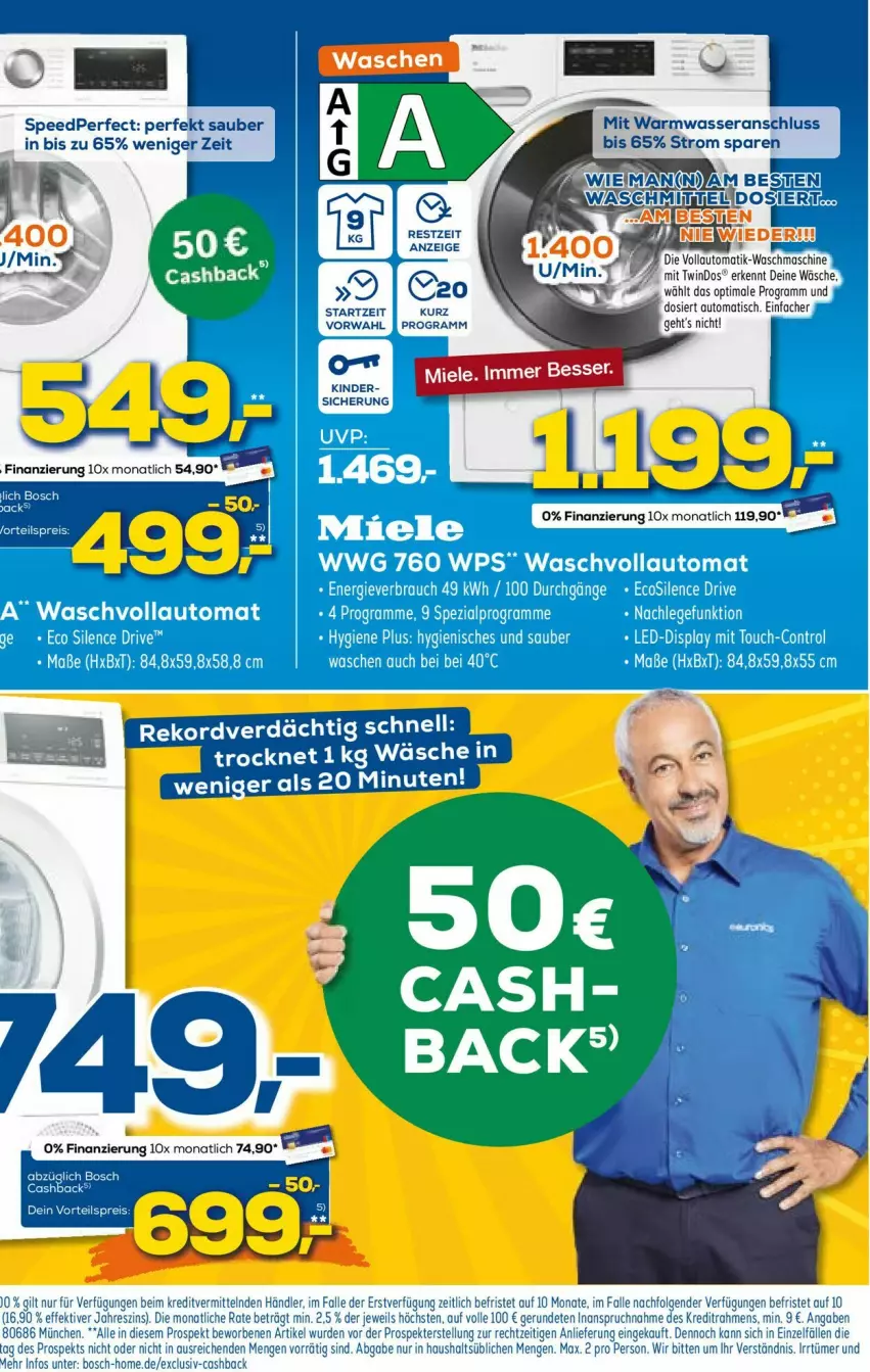 Aktueller Prospekt Euronics - Prospekte - von 15.03 bis 22.03.2023 - strona 30 - produkty: auto, Kinder, spee, Ti, tisch, waschmaschine, wasser