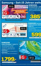 Gazetka promocyjna Euronics - Prospekte - Gazetka - ważna od 22.03 do 22.03.2023 - strona 15 - produkty: dvb, Germ, LG, Samsung, Samsung TV, Ti, tuner, uhd