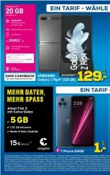 Gazetka promocyjna Euronics - Prospekte - Gazetka - ważna od 22.03 do 22.03.2023 - strona 3 - produkty: allnet flat, angebot, auto, Brei, buch, congstar, eis, reis, smartphone, Ti, tisch