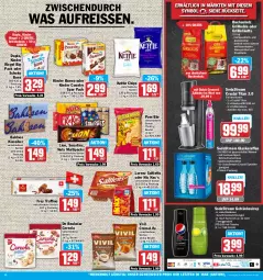 Gazetka promocyjna Hit - Prospekte - Gazetka - ważna od 05.08 do 05.08.2023 - strona 12 - produkty: bahlsen, beutel, briketts, buch, chips, creme, duplo, eis, flasche, getränk, getränke, getränkesirup, glaskaraffe, grill, grillbriketts, Grillkohle, Holz, Karaffe, Kinder, kinder bueno, kinder country, kinder riegel, lamm, lion, lorenz, mac, obst, reis, reiss, riegel, saltletts, schoko, sirup, smarties, Soda, sodastream, Sprudel, spülmaschinen, Ti, Tiere, wasser, ZTE