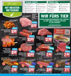 Gazetka promocyjna Hit - Prospekte - Gazetka - ważna od 05.08 do 05.08.2023 - strona 4 - produkty: apfel, auer, Bau, Bauer, beef, bio, braten, burger, cevapcici, eis, filet, fleisch, Geflügel, geschnetzeltes, gewürz, gulasch, hackfleisch, hamburger, hüftsteak, hüftsteaks, jungbullen, kohlrabi, lachs, lack, lamm, lammlachse, mais, Meister, milch, monitor, natur, pfeffer, pute, reifen, reis, Ria, rind, rinder, rinderfilet, rinderhackfleisch, ring, rouladen, Schal, Schale, schwein, schweine, Spezi, Sport, steak, steaks, Ti, Tiere, tisch, tuc, wein, weine, Zelt, ZTE