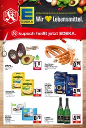 Gazetka promocyjna Kupsch - Angebote der Woche - Gazetka - ważna od 25.06 do 25.06.2022 - strona 1 - produkty: avocado, darbo, darboven, deka, eilles gourmet, eis, emmentaler, flasche, Geflügel, kaffee, Käse, lack, leerdammer, mövenpick, natur, reis, ritter, ritter sport, schoko, schokolade, sekt, Sport, Ti, wiener, wiener würstchen, würstchen, ZTE