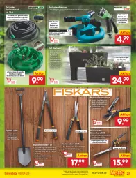 Gazetka promocyjna Netto Marken-Discount - Filial-Angebote - Gazetka - ważna od 08.04 do 08.04.2023 - strona 25 - produkty: angebot, blume, blumen, brause, eis, ente, Garten, Gartenschere, gartenschlauch, Grasschere, heckenschere, Holz, kraft, rasen, reis, rwe, Schere, schlauch, senf, Spaten, Ti, ZTE