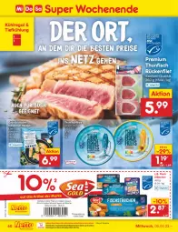 Gazetka promocyjna Netto Marken-Discount - Filial-Angebote - Gazetka - ważna od 08.04 do 08.04.2023 - strona 40 - produkty: bestpreis, coupon, coupons, eis, filet, filets, fisch, kühlregal, natur, ndk, regal, reis, Sushi, thunfisch, Ti