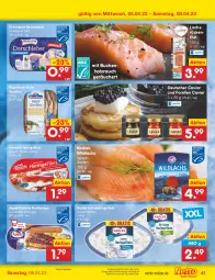 Gazetka promocyjna Netto Marken-Discount - Filial-Angebote - Gazetka - ważna od 08.04 do 08.04.2023 - strona 41 - produkty: angebot, bestpreis, Bratheringe, buch, Caviar, Dorsch, eis, elle, filet, Filetierte Bratheringe, filets, fisch, forelle, hawesta, hering, Herings, heringsfilets, Holz, lachs, marinade, nadler, Rauch, reis, rel, ring, rügenfisch, saft, sahne, Sprotten, Ti, Wild, wildlachs, ZTE