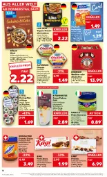 Gazetka promocyjna Kaufland - Prospekt - Gazetka - ważna od 10.01 do 10.01.2024 - strona 10 - produkty: alkohol, Alpenhain, angebot, aufstrich, barilla, basilikum, Becher, bier, brot, brotaufstrich, doppelrahmstufe, eis, erdinger, filet, fleisch, Fleischalternative, genovese, grana, grana padano, hafer, haferflocken, hering, Herings, Kägi, kakao, Käse, kölln, korn, Lauchzwiebel, Like Meat, lindt, lysell, mac, malz, milram, müsli, natur, obazda, ohne palmöl, ovomaltine, padano, pesto, pizza, Rana, Reibekäse, ring, Schal, schnitten, schoko, schokolade, schokoladen, Ti, Vegane Fleisch, waffeln, ZTE, zwiebel