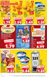 Gazetka promocyjna Kaufland - Prospekt - Gazetka - ważna od 10.01 do 10.01.2024 - strona 2 - produkty: angebot, Becher, bresso, butter, drink, eis, filet, filets, frischkäse, frischkäsezubereitung, géramont, grill, hafer, Haferdrink, hähnchenbrust, joghur, joghurt, Käse, mandarine, mandarinen, meggle, natur, nuss, Ofen, Ofenkäse, orange, orangen, purland, rahmjoghurt, reinert, rouge, rougette, sac, Spezi, Ti, weichkäse, wurst, ZTE, zwiebel, zwiebeln