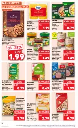 Gazetka promocyjna Kaufland - Prospekt - Gazetka - ważna od 10.01 do 10.01.2024 - strona 28 - produkty: angebot, apfel, apfelmus, backmischung, Berger, beutel, bio, blume, blumen, blumenöl, Cashew, cashewkerne, chili, chips, Dr. Oetker, eier, eiernudeln, eintopf, erbsen, feinschmecker, filet, filets, fisch, gaggli, gulasch, Gulaschsuppe, hawesta, hühner, junge erbsen, kartoffel, kartoffelpuffer, Käse, käsekuchen, knorr, kraft, küche, kuchen, linsen, mandel, mandeln, natur, nudel, nudeln, olive, oliven, rind, salat, salate, sauce, seeberger, snack, soja, sonnenblume, sonnenblumen, sonnenblumenöl, Spezi, suppe, thunfisch, Ti, tisch, topf, ZTE