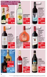 Gazetka promocyjna Kaufland - Prospekt - Gazetka - ważna od 10.01 do 10.01.2024 - strona 30 - produkty: angebot, aperitif, beere, beeren, Blaubeer, blaubeere, brombeere, cabernet, cabernet sauvignon, campari, cocktail, cocktails, dornfelder, drink, drinks, eier, eierlikör, eis, Fernet, fleisch, frucht, gewürz, henkel, henkell, Käse, kirsch, kirsche, kraft, kräuter, kräutern, likör, mac, minze, Müller, Müller-Thurgau, nederburg, Nuance, pasta, Pinot, qualitätswein, qualitätsweine, rotwein, sauvignon, sauvignon blanc, schorle, sekt, silvaner, spirituosen, tempranillo, Ti, wein, weine, weinschorle, ZTE