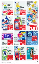 Gazetka promocyjna Kaufland - Prospekt - Gazetka - ważna od 10.01 do 10.01.2024 - strona 33 - produkty: angebot, angebote, Bad, biff, bio, calgon, colorwaschmittel, eis, ente, Glade, Glasreiniger, LG, lufterfrischer, papier, reiniger, rorax, salz, sidolin, snack, sunil, Tasche, taschen, taschentücher, Tempo, Ti, toilettenpapier, topf, tücher, vollwaschmittel, waschmaschine, waschmittel, wasser, wasserenthärter, wc-reiniger, zewa, zitrone