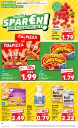 Gazetka promocyjna Kaufland - Prospekt - Gazetka - ważna od 10.01 do 10.01.2024 - strona 44 - produkty: angebot, bärenmarke, beere, beeren, curry, currywurst, eis, geback, himbeer, himbeere, himbeeren, Holz, kaffee, Kaffeemilch, Käse, kondensmilch, kuchen, meica, milch, nuss, Ofen, pflaume, pflaumen, pizza, Schal, Schale, Streuselkuchen, Ti, wurst, ZTE