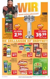 Gazetka promocyjna Marktkauf - Prospekt - Gazetka - ważna od 26.03 do 26.03.2022 - strona 19 - produkty: auer, Bau, Becher, Behälter, briketts, butter, deka, eis, elle, emmentaler, flasche, grill, grillrost, Kamin, kartoffel, kartoffelsalat, kokos, kokosnuss, kräuter, Kühne, meggle, nuss, oder kräuter, Popp, reis, Ria, sac, salat, sauce, Säulengrill, Schal, Schale, senf, Speck, teller, Ti, uhr, WICK, würstchen