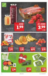 Gazetka promocyjna Marktkauf - Prospekt - Gazetka - ważna od 26.03 do 26.03.2022 - strona 6 - produkty: banane, bananen, beere, bio, blattspinat, brombeere, cola, deka, edeka bio, feldsalat, flasche, heidelbeere, johannisbeere, paprika, paprika rot, rucola, salat, smoothie, spinat, Spitzpaprika, tafeläpfel, Ti, tomate, tomaten, true fruits, zucchini