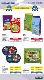 Gazetka promocyjna Metro - Wochen-Angebote - Gazetka - ważna od 27.09 do 27.09.2025 - strona 11 - produkty: angebot, beutel, cerealien, eis, filet, filets, gin, hering, Herings, heringsfilets, Käse, Kellogg‘s, kölln, leberkäs, leberkäse, mars, müsli, nuss, pizza, reis, ring, Schal, Schale, Ti, Weißwurst, wurst