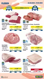Gazetka promocyjna Metro - Wochen-Angebote - Gazetka - ważna od 27.09 do 27.09.2025 - strona 2 - produkty: angebot, beef, braten, burger, decke, Deckel, eis, entrecôte, filet, fleisch, fleischkäse, gewürz, Käse, krustenbraten, küche, Küchen, lamm, Metro, natur, reis, rind, rinder, Rinderrippen, Rippen, roastbeef, saft, Schal, Schale, schwein, schweine, schweinefleisch, schweinenacken, steak, steakhüfte, steaks, tafelspitz, Ti, tiefpreis, wein, weine