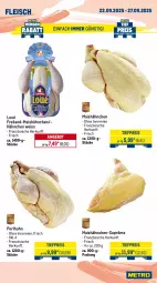 Gazetka promocyjna Metro - Wochen-Angebote - Gazetka - ważna od 27.09 do 27.09.2025 - strona 4 - produkty: Abtei, angebot, angebote, aqua, eis, filet, fisch, fleisch, frischfisch, garnelen, mais, Metro, reis, Rotbarsch, rotbarschfilet, teppich, Ti, tiefpreis, Wild, Zander