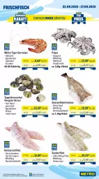 Gazetka promocyjna Metro - Wochen-Angebote - Gazetka - ważna od 27.09 do 27.09.2025 - strona 5 - produkty: Abtei, angebot, angebote, aqua, eis, filet, fisch, fleisch, frischfisch, garnelen, mais, Metro, reis, Rotbarsch, rotbarschfilet, teppich, Ti, tiefpreis, Wild, Zander