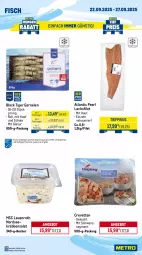 Gazetka promocyjna Metro - Wochen-Angebote - Gazetka - ważna od 27.09 do 27.09.2025 - strona 6 - produkty: ananas, angebot, Becher, beere, beeren, eis, filet, fisch, fische, Fischer, garnelen, grana, Granatäpfel, himbeer, himbeere, himbeeren, lachs, lachsfilet, lack, mango, Metro, Nordsee, obst, Rana, reis, salat, Schal, Schale, Schere, Ti, tiefpreis